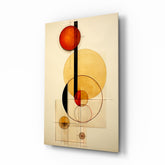Circles Glass Wall Art|| Designer's Collection.
